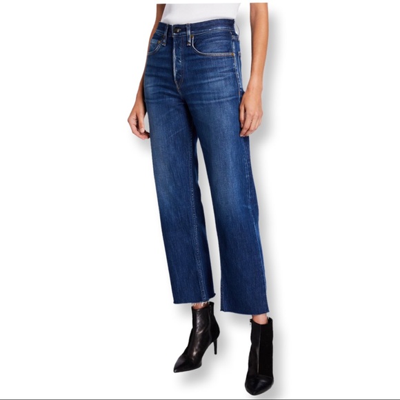 rag and bone maya high rise ankle straight